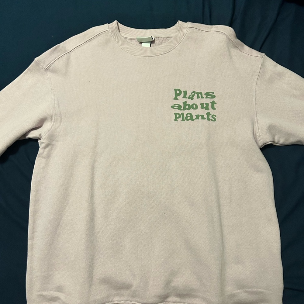 Plans about Plants sweatshirt from H&M Great condition never worn